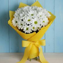 Букет цветов из:  Хризантемы #REPLACE_PRED# Зеленый Городок