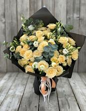 Букет цветов из:  Розы и Лизиантусы #REPLACE_PRED# Зеленый Городок