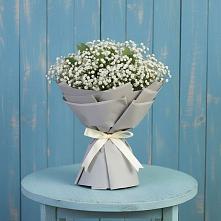 Букет цветов из:  Гипсофила в Зеленый Городок