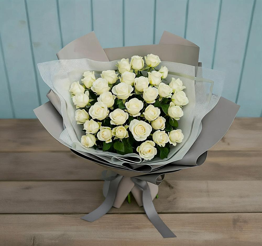 Букет Белоснежная нежность в Зеленый Городок