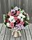 Букет цветов из: Альстромерии, Гвоздики, Розы и Хризантемы в Зеленый Городок