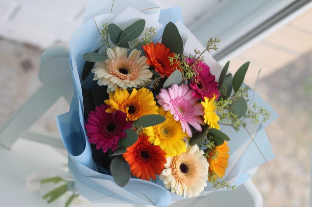 Букет цветов из: Герберы в Зеленый Городок