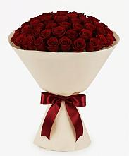 Букет 101 Бордовая роза Блэк Бакарра в Зеленый Городок