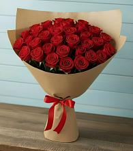 Букет Красные розы Милано #REPLACE_PRED# Зеленый Городок