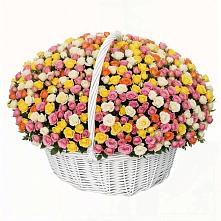 Премиум букет из: Розы в Зеленый Городок