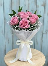 Букет цветов из:  Розы в Зеленый Городок