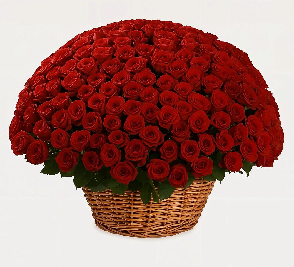 Премиум букет из: Розы в Зеленый Городок