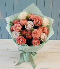 Букет цветов из:  Розы #REPLACE_PRED# Зеленый Городок