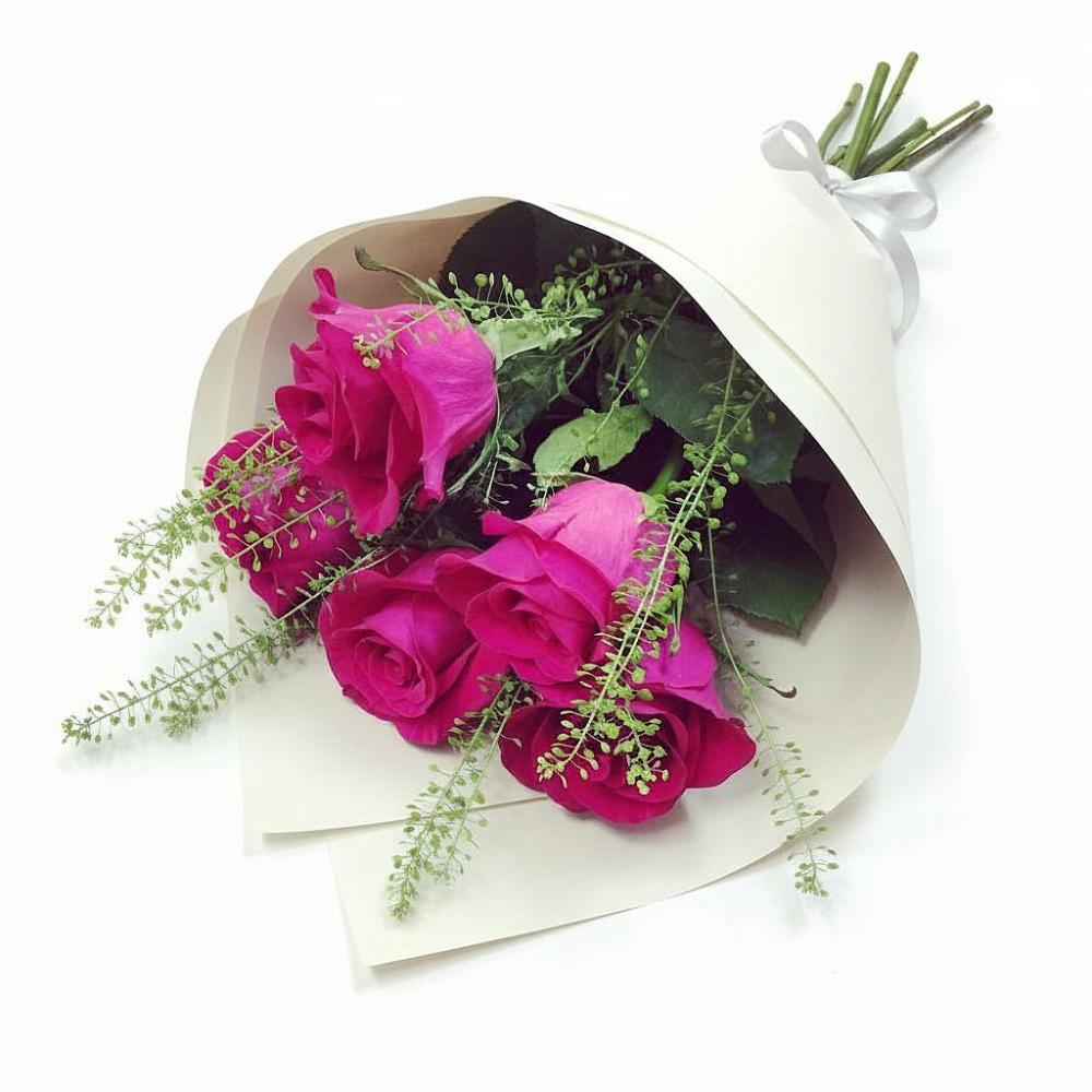 Букет цветов из: Розы в Зеленый Городок