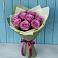 Букет Розы Фёрст Леди в Зеленый Городок