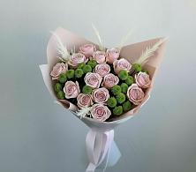 Букет цветов из:  Розы и Хризантемы в Зеленый Городок