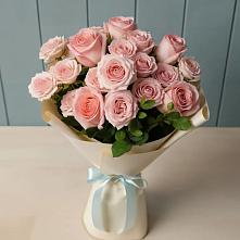 Букет Розовый шарм в Зеленый Городок
