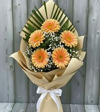 Букет цветов из:  Герберы в Зеленый Городок
