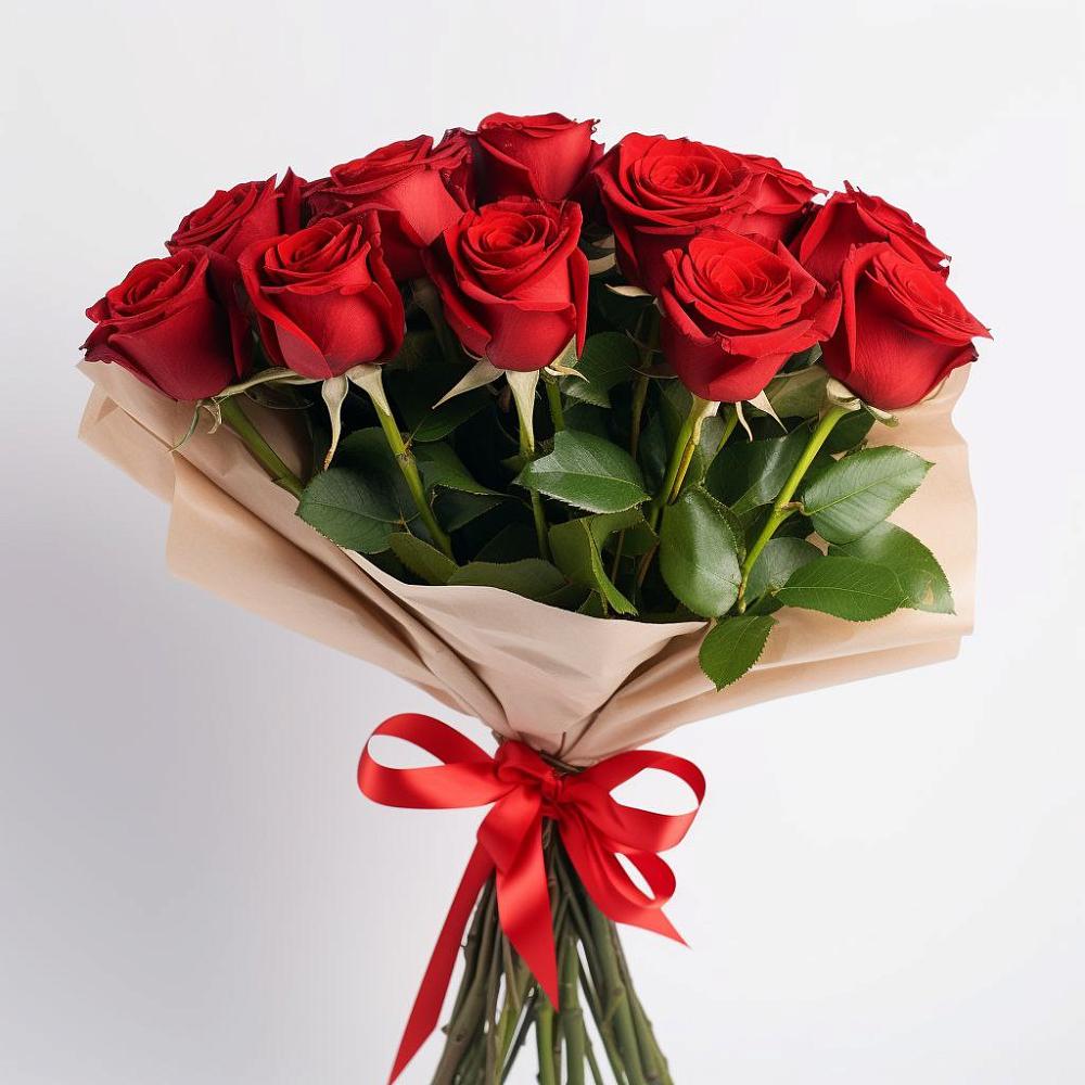 Букет 11 Красных роз Эдлесс Лав в Зеленый Городок