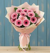 Букет цветов из:  Герберы в Зеленый Городок